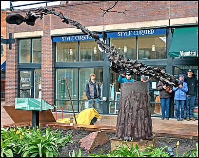 Artist-Blacksmith sculpture in Fort Collins, CO